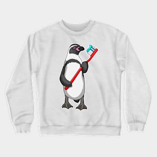 Penguin Tooth brush Crewneck Sweatshirt